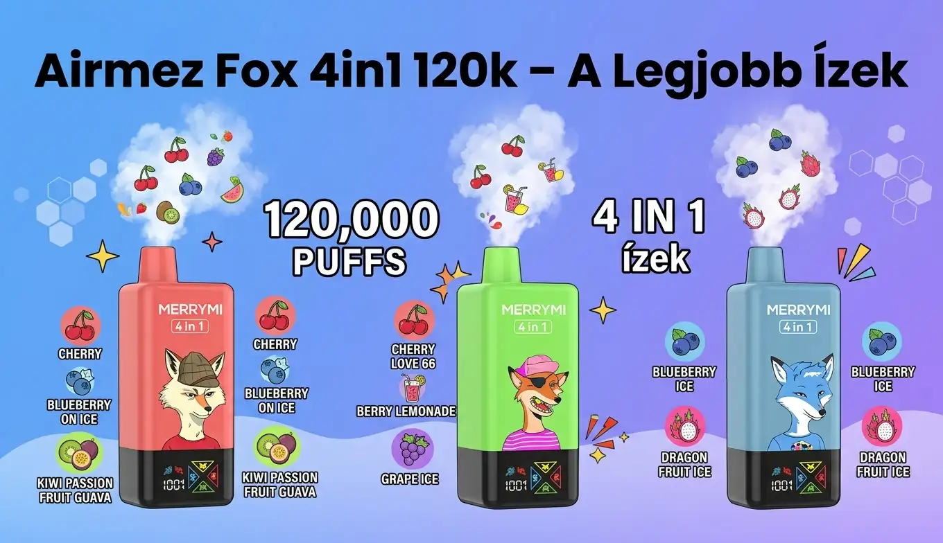 Airmez Fox 4in1 120k – A Legjobb Ízek